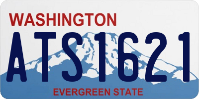 WA license plate ATS1621