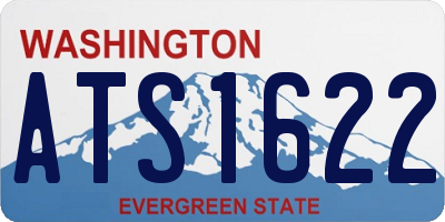 WA license plate ATS1622