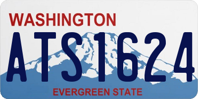 WA license plate ATS1624