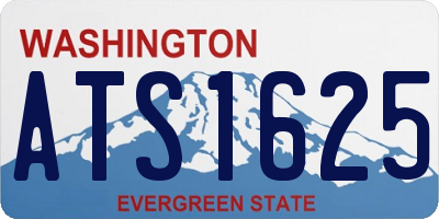 WA license plate ATS1625