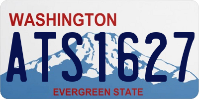 WA license plate ATS1627
