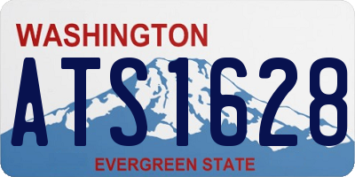 WA license plate ATS1628