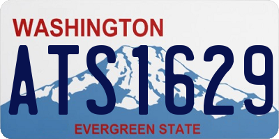 WA license plate ATS1629