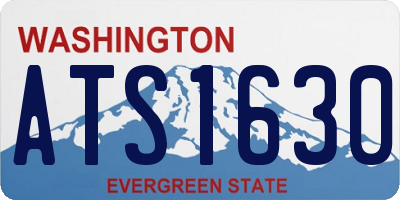 WA license plate ATS1630