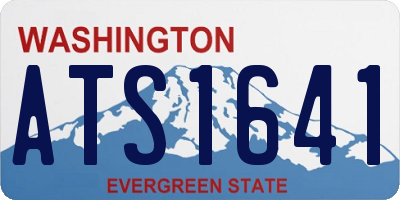 WA license plate ATS1641