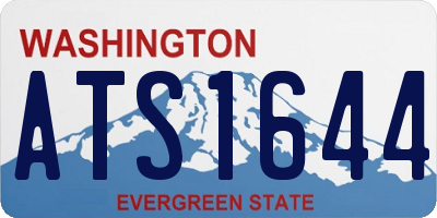 WA license plate ATS1644
