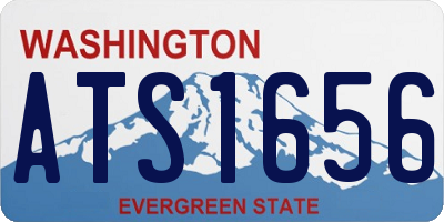 WA license plate ATS1656