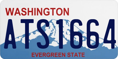 WA license plate ATS1664