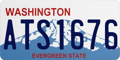 WA license plate ATS1676