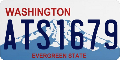 WA license plate ATS1679