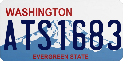 WA license plate ATS1683