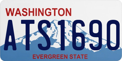 WA license plate ATS1690
