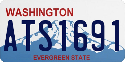 WA license plate ATS1691