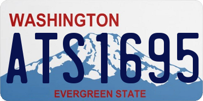 WA license plate ATS1695