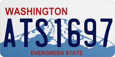 WA license plate ATS1697