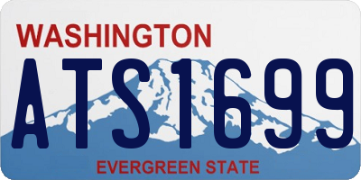 WA license plate ATS1699