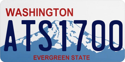 WA license plate ATS1700
