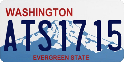 WA license plate ATS1715