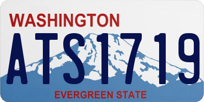 WA license plate ATS1719