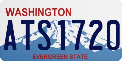 WA license plate ATS1720