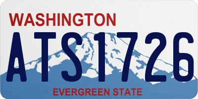 WA license plate ATS1726