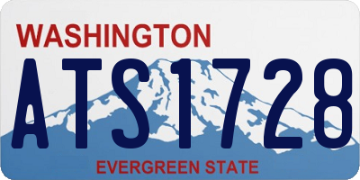 WA license plate ATS1728