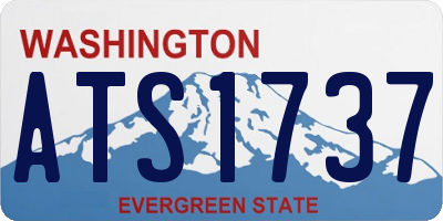 WA license plate ATS1737