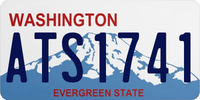 WA license plate ATS1741