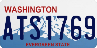 WA license plate ATS1769