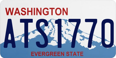 WA license plate ATS1770