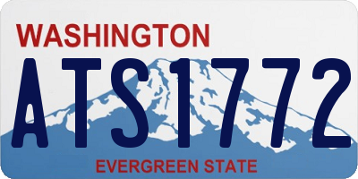 WA license plate ATS1772