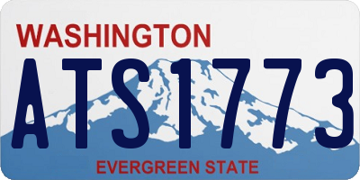 WA license plate ATS1773