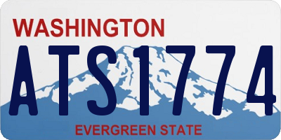 WA license plate ATS1774