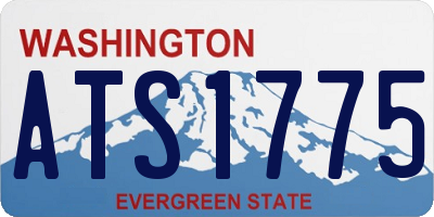 WA license plate ATS1775
