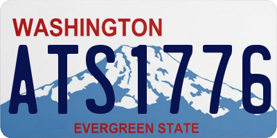 WA license plate ATS1776