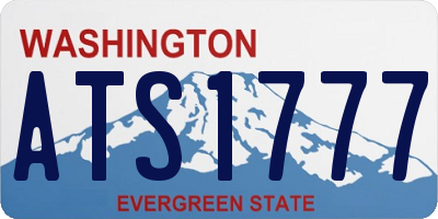 WA license plate ATS1777