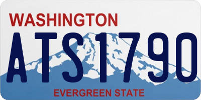 WA license plate ATS1790