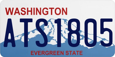 WA license plate ATS1805