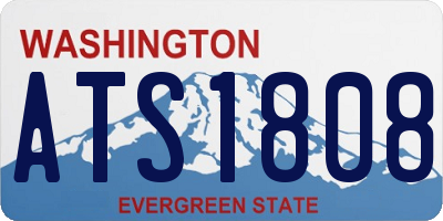 WA license plate ATS1808