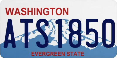 WA license plate ATS1850