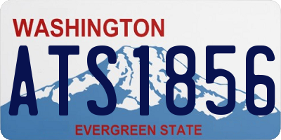 WA license plate ATS1856
