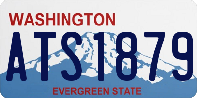 WA license plate ATS1879