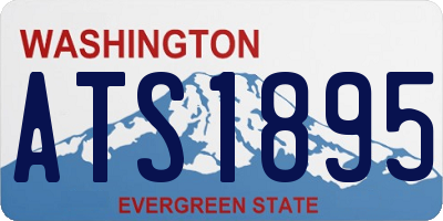 WA license plate ATS1895