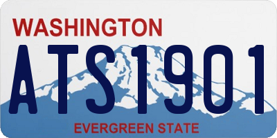 WA license plate ATS1901