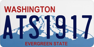 WA license plate ATS1917