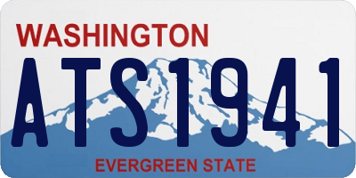 WA license plate ATS1941