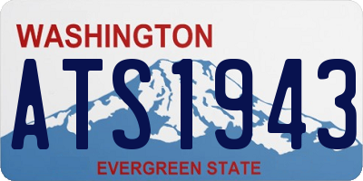 WA license plate ATS1943