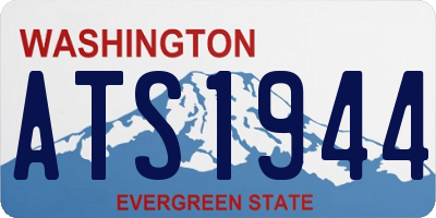 WA license plate ATS1944