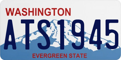 WA license plate ATS1945