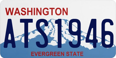 WA license plate ATS1946